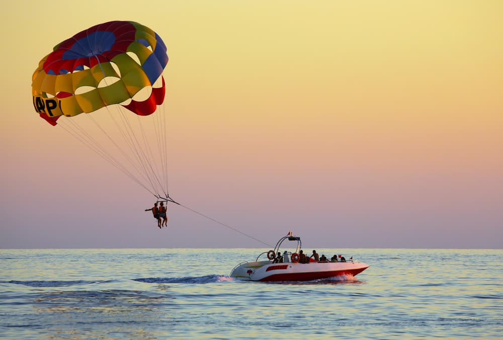 parasailing